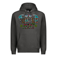 Charcoal Heather summer aunt Premium Hoodie - CowhideDigitalArt