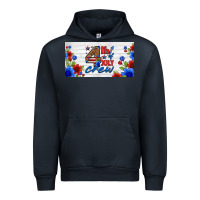 Navy floral 4th of july crew license plate Urban Hoodie - HRA Design Shop