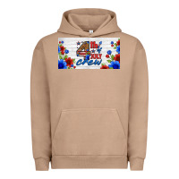 Pigment Burro floral 4th of july crew license plate Urban Hoodie - HRA Design Shop