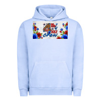 Pigment Grape Ice floral 4th of july crew license plate Urban Hoodie - HRA Design Shop