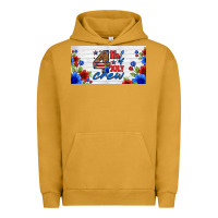 Pigment Peanut Butter floral 4th of july crew license plate Urban Hoodie - HRA Design Shop