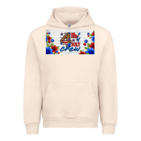 Sandshell floral 4th of july crew license plate Urban Hoodie - HRA Design Shop
