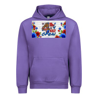 Tulip floral 4th of july crew license plate Urban Hoodie - HRA Design Shop