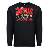Black jesus is my valentine Premium Sweatshirt - MaliasSmallBusiness