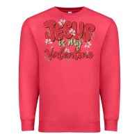 Cardinal jesus is my valentine Premium Sweatshirt - MaliasSmallBusiness