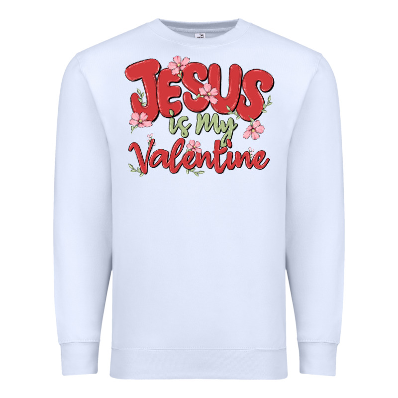 Jesus Is My Valentine Premium Sweatshirt by MaliasSmallBusiness | Teevron