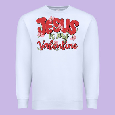 Premium Sweatshirt jesus is my valentine