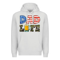 Dove Grey dad life Premium Hoodie - HRA Design Shop
