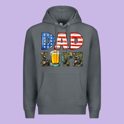 Dad Life Premium Hoodie Designed By Hra Design Shop