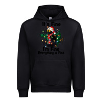 Black It's Fine I'am Fine Everything Is Fine Urban Hoodie - FaDigitalArtStudio