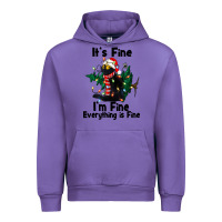 Tulip It's Fine I'am Fine Everything Is Fine Urban Hoodie - FaDigitalArtStudio