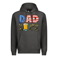 Charcoal Heather dad life Premium Hoodie - HRA Design Shop