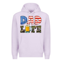 Lilac dad life Premium Hoodie - HRA Design Shop