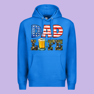 Dad Life Premium Hoodie Designed By Hra Design Shop
