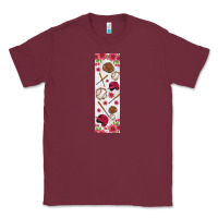 Burgundy baseball pen wraps Classic Tee - BundleAndBundleShop