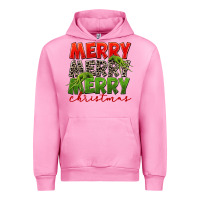 Fuchsia Pink Merry christmas Urban Hoodie - FaDigitalArtStudio