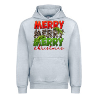 Heather Grey Merry christmas Urban Hoodie - FaDigitalArtStudio