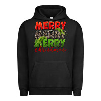 Pigment Black Merry christmas Urban Hoodie - FaDigitalArtStudio