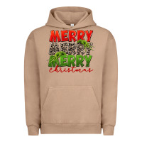Pigment Burro Merry christmas Urban Hoodie - FaDigitalArtStudio