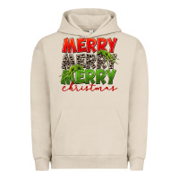 Pigment French Oak Merry christmas Urban Hoodie - FaDigitalArtStudio