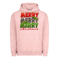 Pigment Salmon Merry christmas Urban Hoodie - FaDigitalArtStudio