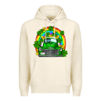Tofu st patricks shamrock gold rainbow truck Premium Hoodie - FaDigitalArtStudio