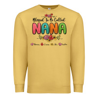 Antique Gold blessed to be called nana Premium Sweatshirt - MaliasSmallBusiness