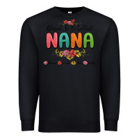 Black blessed to be called nana Premium Sweatshirt - MaliasSmallBusiness