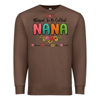 Chestnut blessed to be called nana Premium Sweatshirt - MaliasSmallBusiness