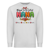 Dove Grey blessed to be called nana Premium Sweatshirt - MaliasSmallBusiness