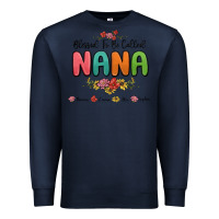 Navy blessed to be called nana Premium Sweatshirt - MaliasSmallBusiness
