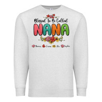 Oatmeal Heather blessed to be called nana Premium Sweatshirt - MaliasSmallBusiness