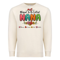 Sandshell blessed to be called nana Premium Sweatshirt - MaliasSmallBusiness