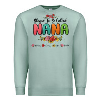 Seafoam blessed to be called nana Premium Sweatshirt - MaliasSmallBusiness