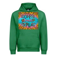 Emerald coffee teach repeat Urban Hoodie - HRA Design Shop
