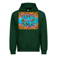 Forest Green coffee teach repeat Urban Hoodie - HRA Design Shop