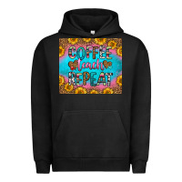 Pigment Black coffee teach repeat Urban Hoodie - HRA Design Shop