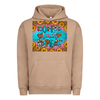 Pigment Burro coffee teach repeat Urban Hoodie - HRA Design Shop