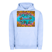 Pigment Grape Ice coffee teach repeat Urban Hoodie - HRA Design Shop