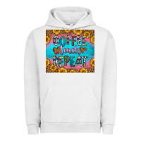 Pigment Lunar Rock coffee teach repeat Urban Hoodie - HRA Design Shop