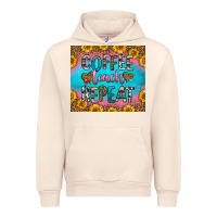 Sandshell coffee teach repeat Urban Hoodie - HRA Design Shop