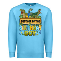Ocean Blue brother of the birthday boy Premium Sweatshirt - MaliasSmallBusiness