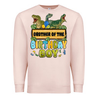 Pale Pink brother of the birthday boy Premium Sweatshirt - MaliasSmallBusiness