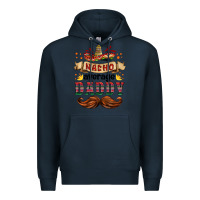 Navy nacho average daddy Premium Hoodie - HRA Design Shop