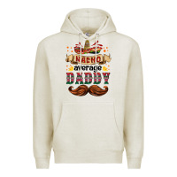 Oatmeal Heather nacho average daddy Premium Hoodie - HRA Design Shop
