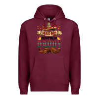 Burgundy nacho average daddy Premium Hoodie - HRA Design Shop