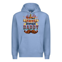 Colony Blue nacho average daddy Premium Hoodie - HRA Design Shop