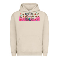 Pigment French Oak coffee teach repeat teacher libbey glass Urban Hoodie - HRA Design Shop