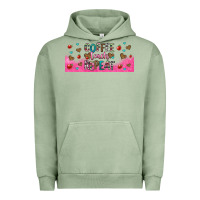 Pigment Oil Green coffee teach repeat teacher libbey glass Urban Hoodie - HRA Design Shop