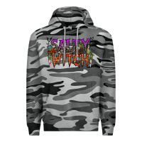 Slate Camo salty witch Premium Hoodie - RacoonDesign